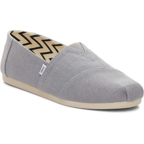 TOMS Alpargata Grey Heritage Canvas - Size 6 - Eco-Friendly Everyday Style Shoes - Picture 7 of 7